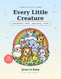 Every Little Creature Kids Bible Activity Book cover