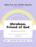 Abraham Kids Bible Activity Book cover