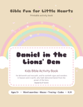 Daniel in the Lions' Den Kids Bible Activity Book cover