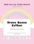 Brave Queen Esther Kids Bible Activity Book cover