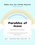 Parables of Jesus Kids Bible Activity Book cover