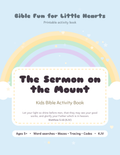 The Sermon on the Mount Kids Bible Activity Book cover